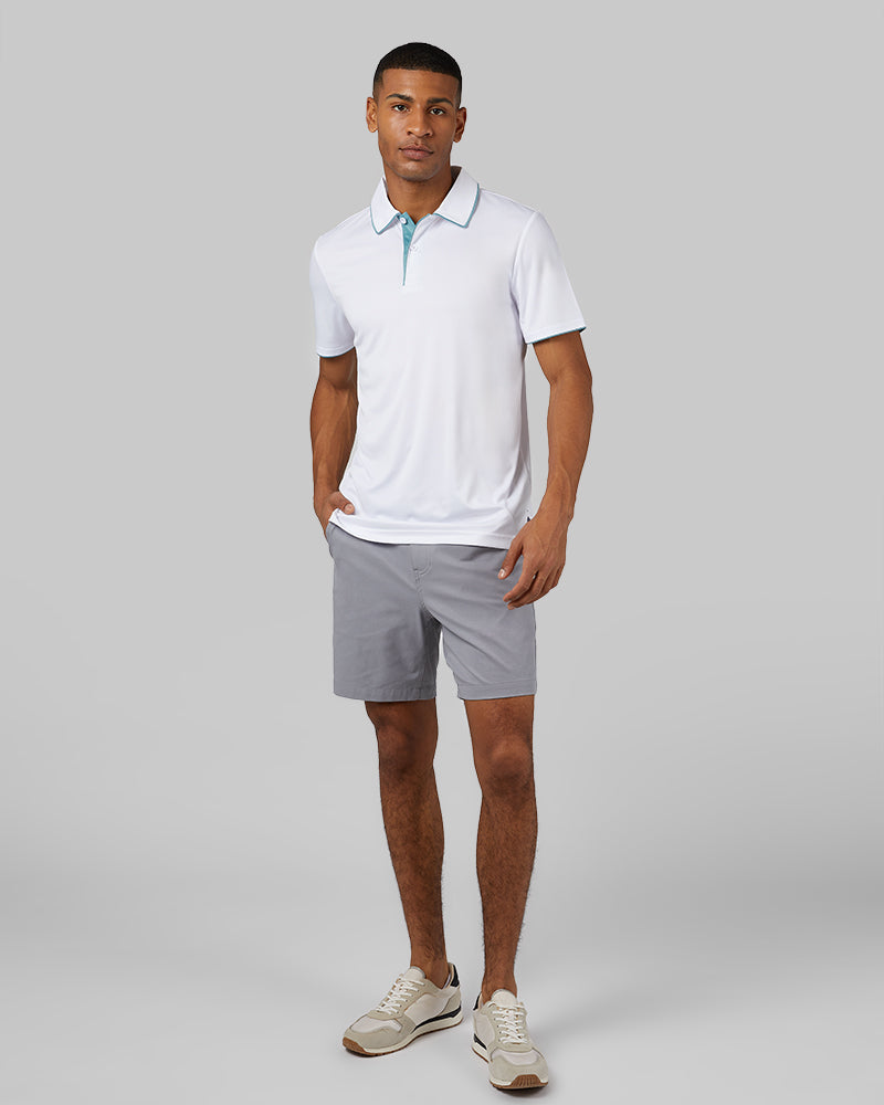 MEN'S STRETCH FLOW TIPPED POLO